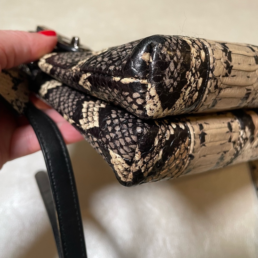 Coach Exotic 🐍 Embossed Leather Crosby Crossbody EUC - Picture 14 of 17